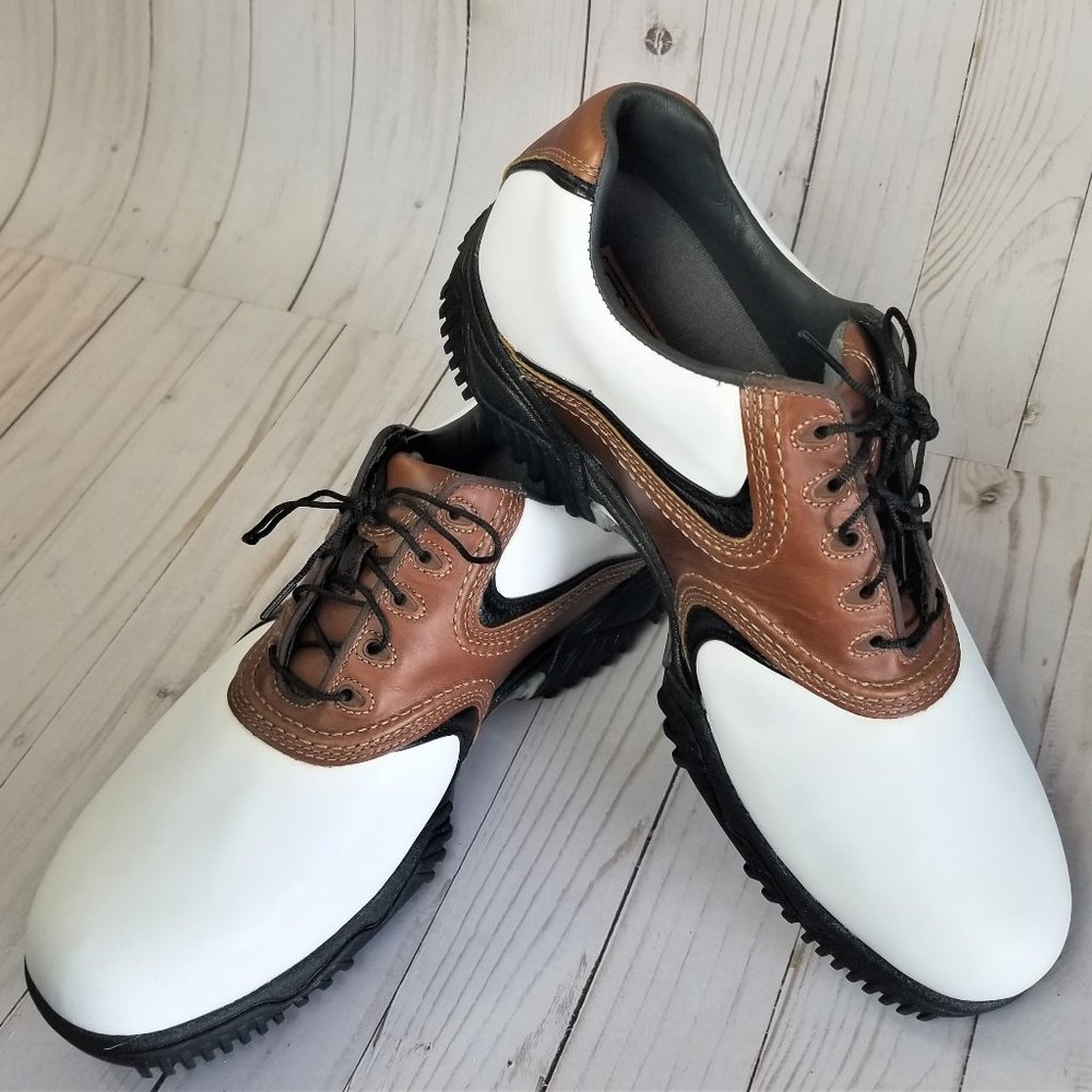 FOOTJOY Men's Brown Black White Golf Shoes 12 XW
